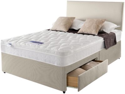 Silentnight - Auckland Natural - Double 4 Drawer - Divan Bed